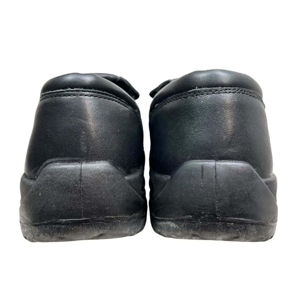 Florsheim Mens Work Shoe Leather XTR Composite Toe Slip Oil Resisting Black 8.5D